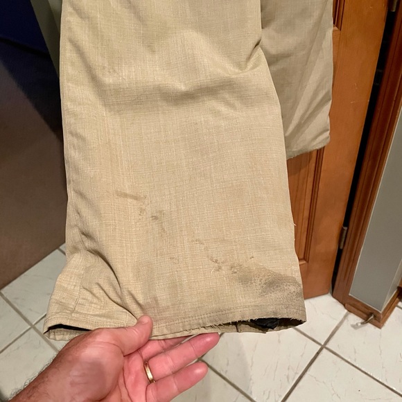 Ride Snowboard Pants Mens Small Tan (Pic 4 Stain) - Picture 4 of 11